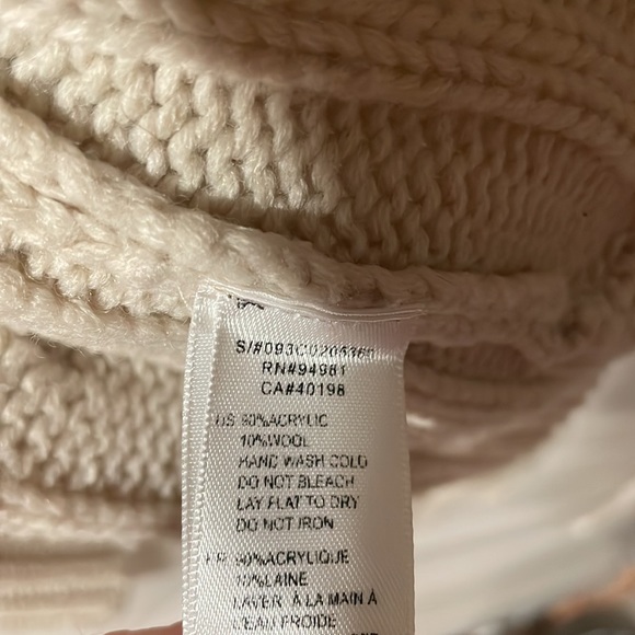 Forever 21 Belted Cream Cardigan Sweater - Picture 5 of 5